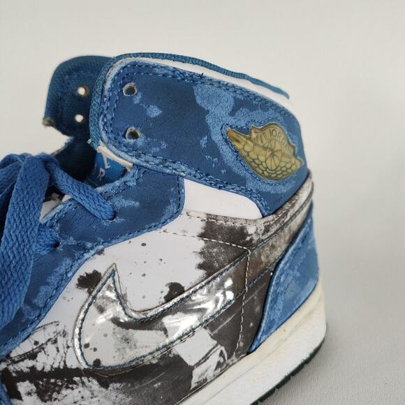 Air Jordan 1 Retro Alpha White University Blue 8 Men (Read Description) - Picture 12 of 14